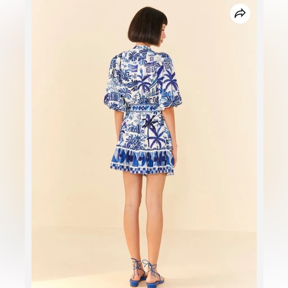 Farm Rio Sweet Rio Mini Dress NWT - Picture 3 of 7